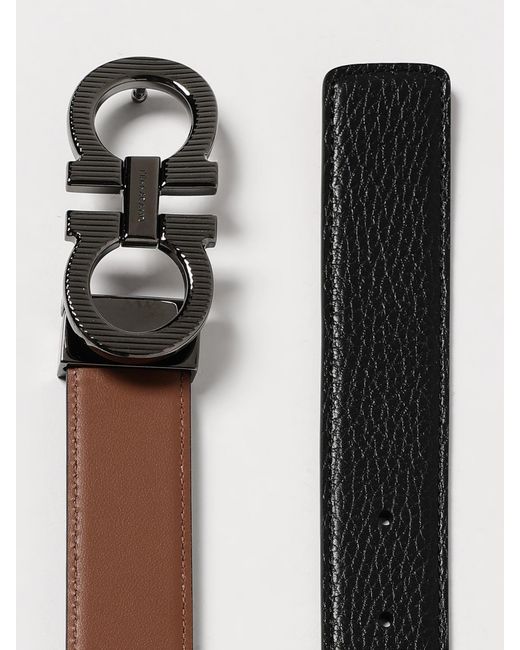 Ferragamo Gray Belt for men