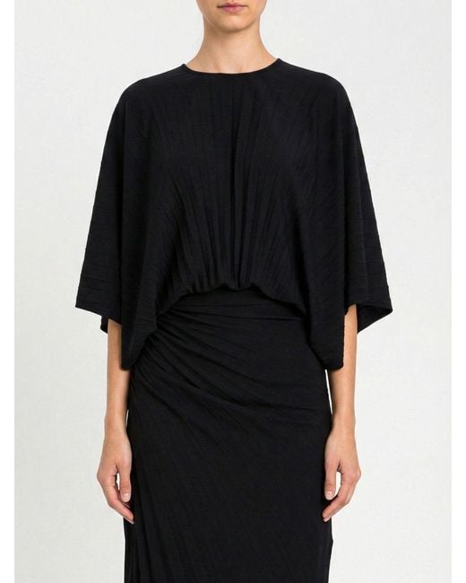 Twinset Black Crêpe Blouse