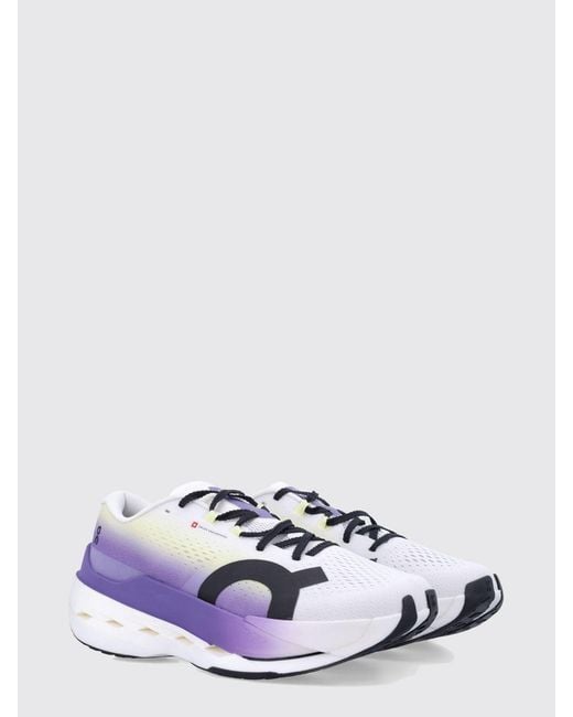 On Shoes Purple Mesh Cloudboom Max On Sneakers for men