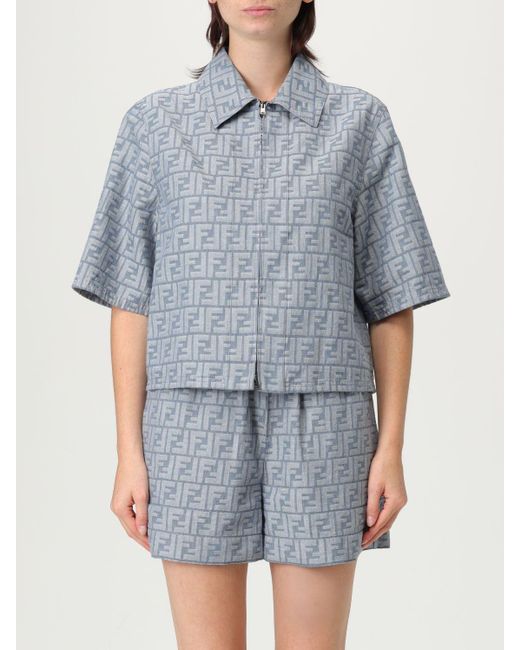 Overshirt di Fendi in Gray