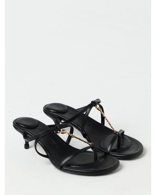 Jacquemus Black Heeled Sandals