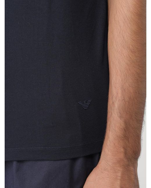 Emporio Armani Blue T-shirt for men