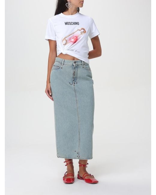 Moschino Couture Blue Skirt