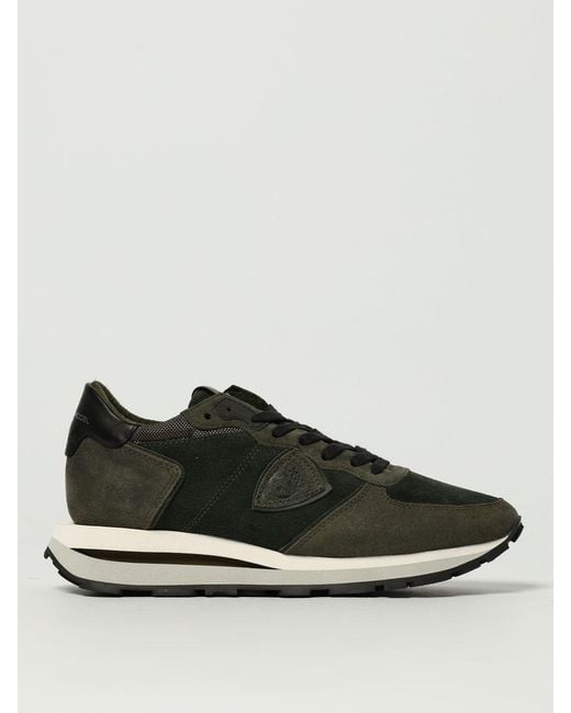 Philippe Model Green Sneakers for men