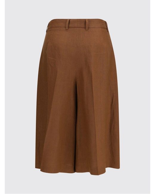 Lardini Brown Viscose Blend Shorts