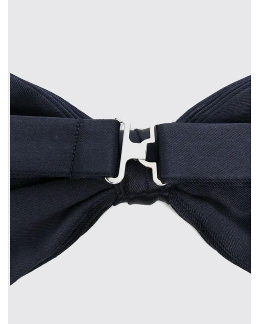 Giorgio Armani Blue Silk Bow Tie for men