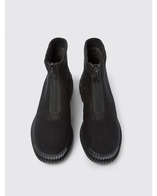 Camper Black Ankle Boots