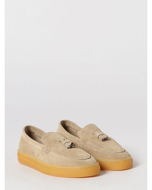 COPENHAGEN Natural Paia Suede Loafers With Tassels for men