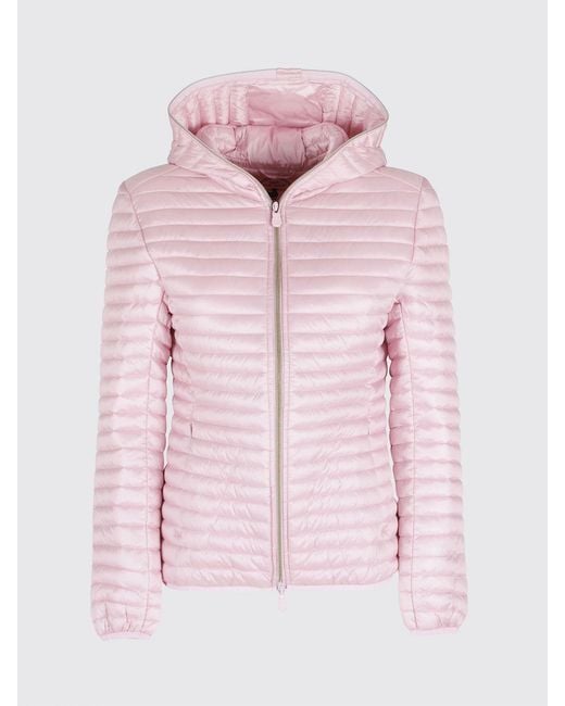 Save The Duck Red Alexa Hooded Nylon Down Jacket