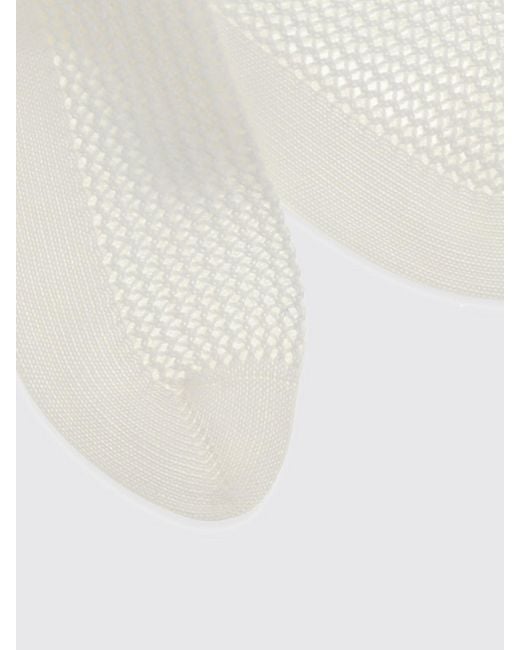 Brunello Cucinelli White Cotton Socks