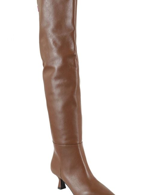 3Juin Brown Bea Leather Boot