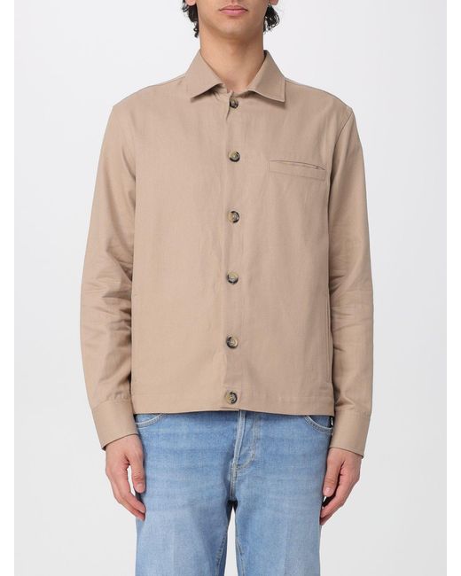 PT Torino Blue Shirt Jacket for men