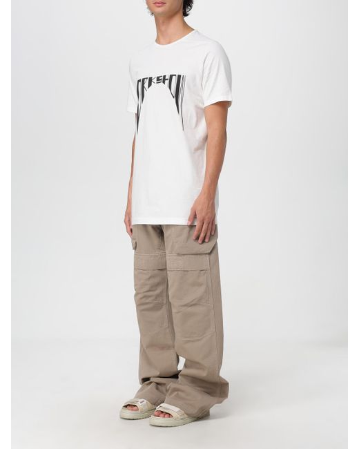 Camiseta Hombre Rick Owens de hombre de color White