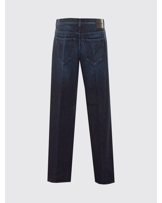 Dondup Blue Jacklin Mid-Rise Wide Leg Jeans