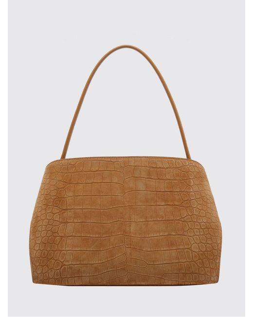 Ferragamo Brown Hug Soft Shoulder Bag (M)