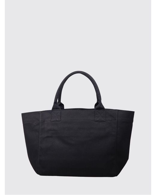 Ganni Blue Printed Tote Handbag