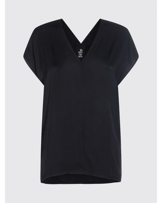Thom Krom Black Viscose Top