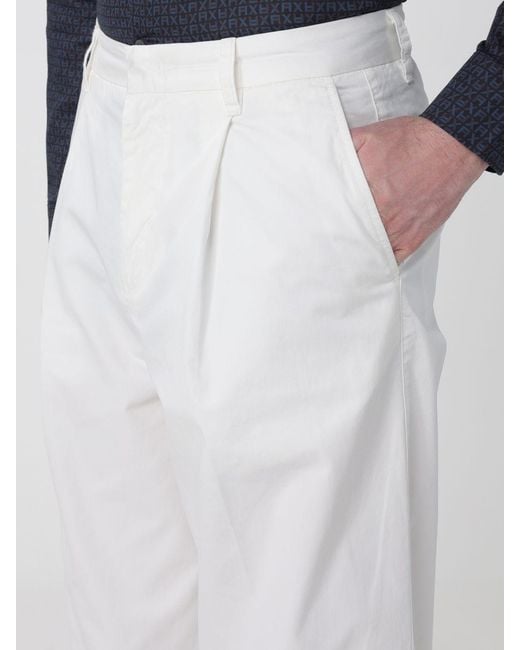 ARMANI EXCHANGE Black Wide-Leg Trousers for men