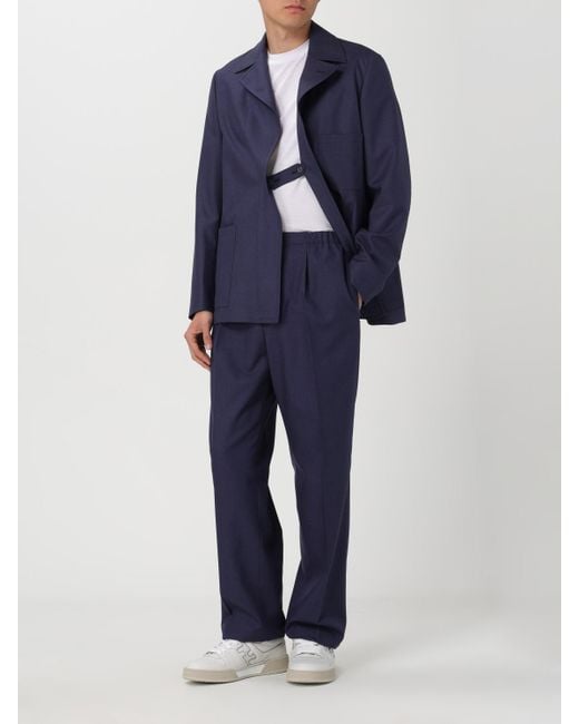 Fendi Blue Jacket for men