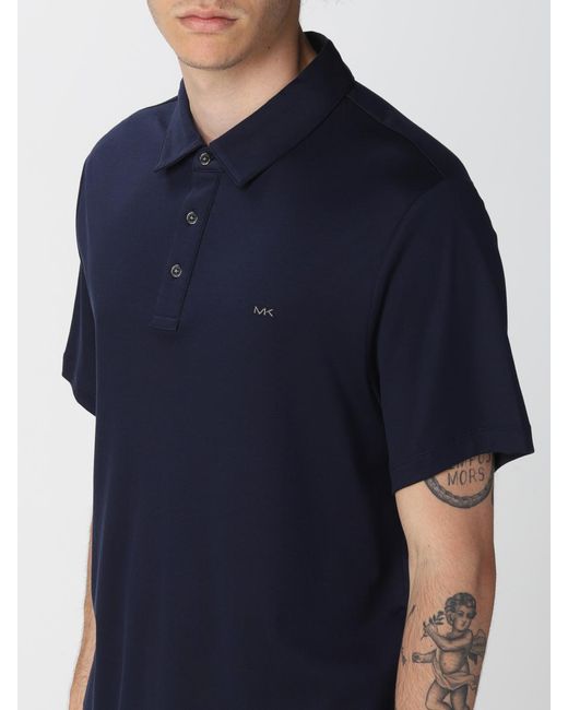 Michael Kors Blue Polo Shirt for men