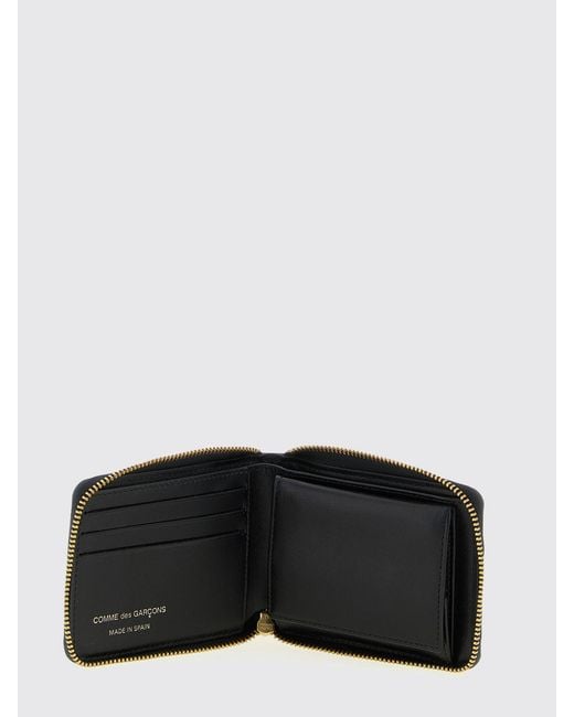Comme des Garçons White Comme Des GarÇ Ons Polka Dot Leather Wallet for men
