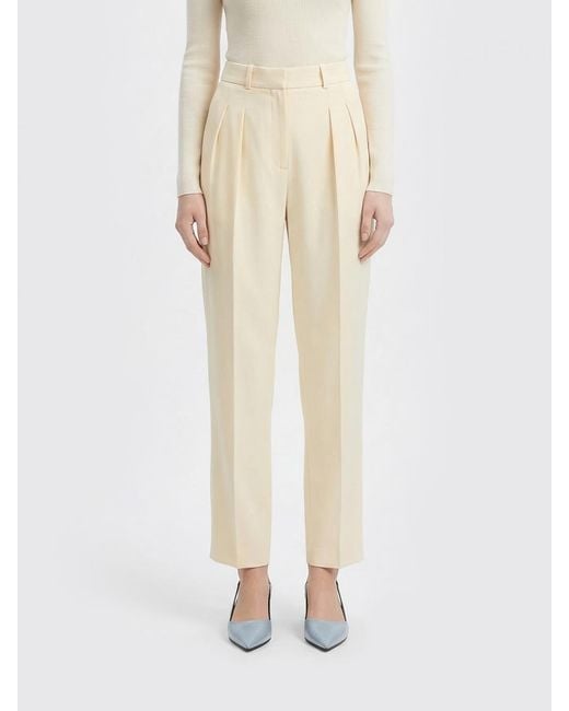Loulou de Saison Natural Wool Blend Classic Trousers