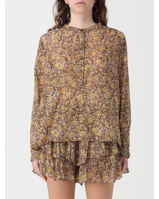 Isabel Marant Natural Maria Cotton Voile Blouse