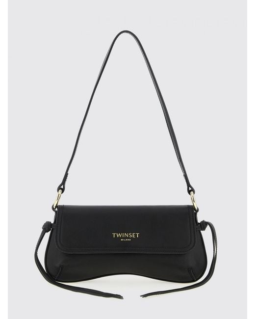 Twinset Black Leather Bag