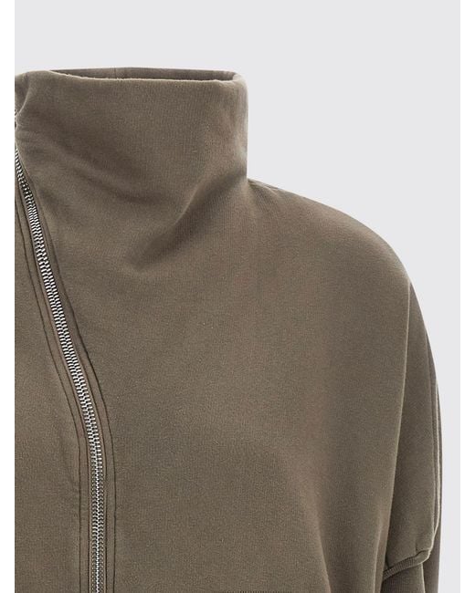 Rick Owens Brown Cotton Sweatshirt