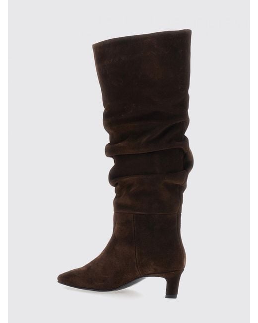Alohas Brown Flat Ankle Boot