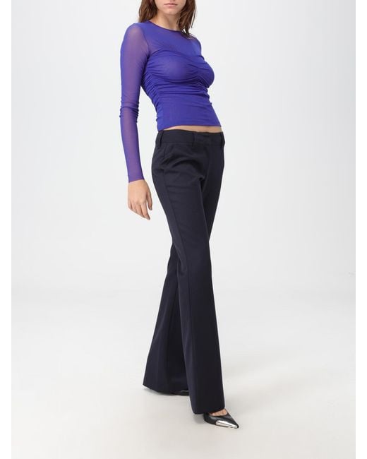Palm Angels Blue Trousers