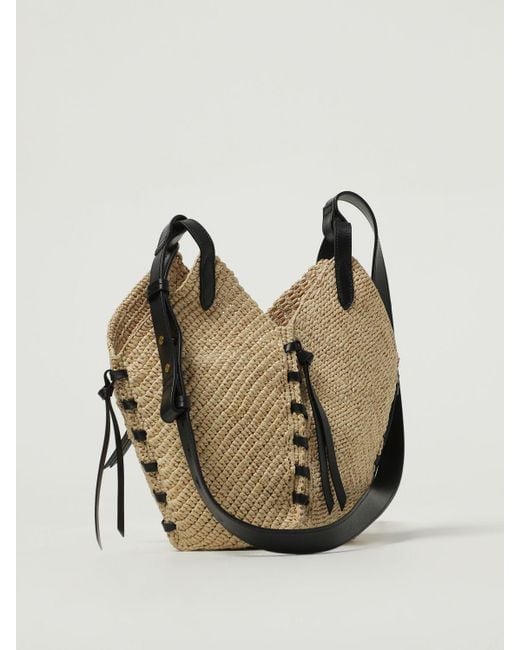 Borsa Mini Tampa di Isabel Marant in Natural