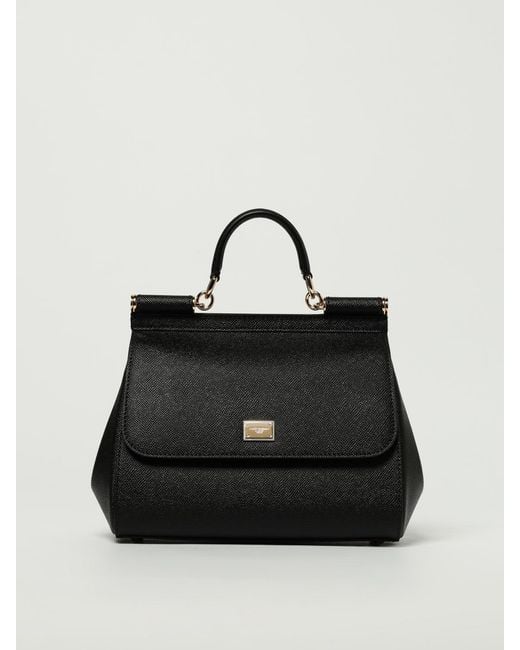 Dolce & Gabbana Black Dolce &Amp Gabbana Sicily Bag