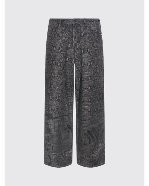 Daily Paper Black Snake Oversized Jeans for men