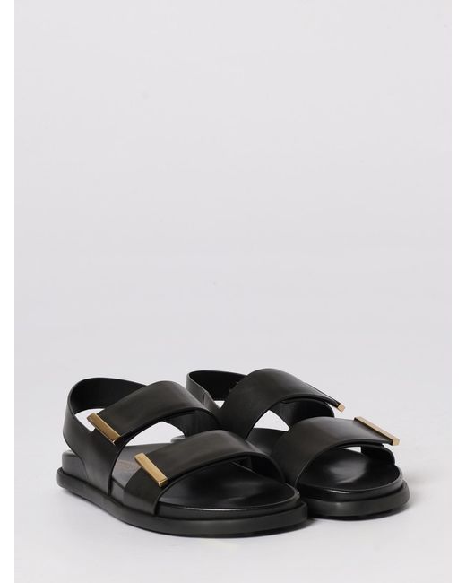 Tod's White Leather Sandal
