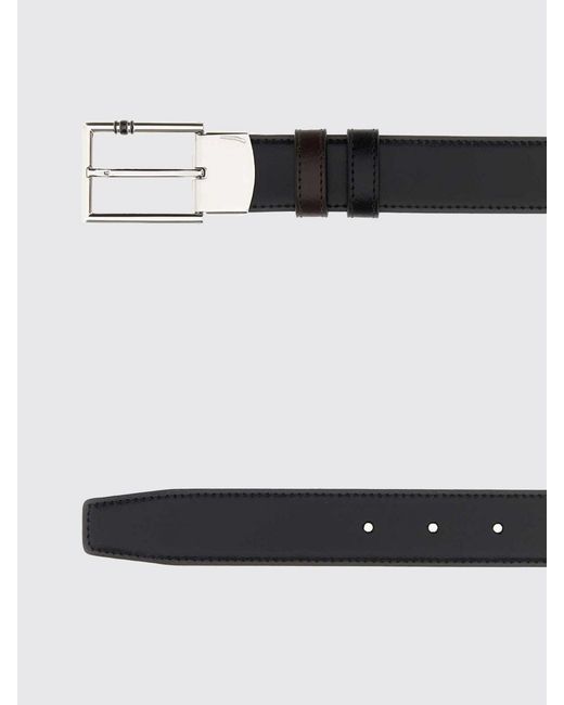 Montblanc White Reversible Leather Belt for men