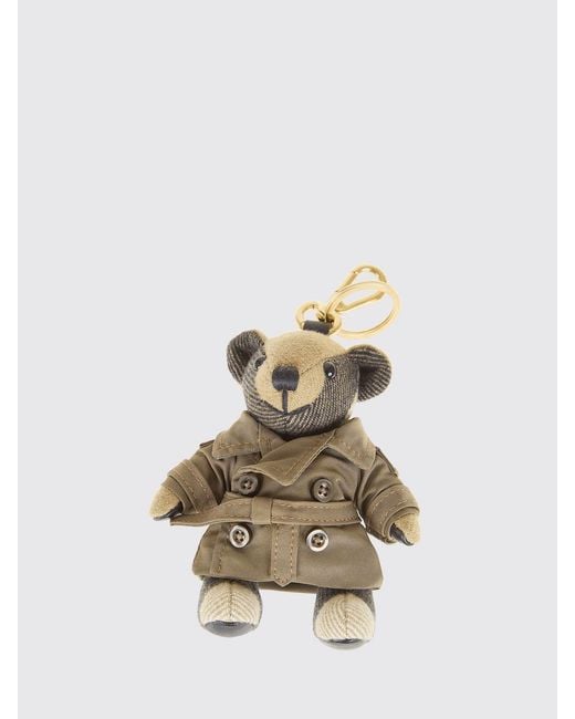 Burberry Metallic Cashmere Thomas Keychain for men