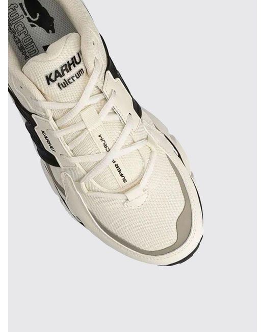 Karhu White Super Fulcrum Canvas And Leather Sneakers for men