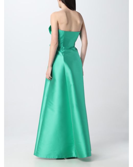 Alberta Ferretti Green Dress
