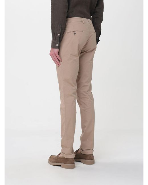 Mason's Natural Stretch Cotton Chino Trousers for men