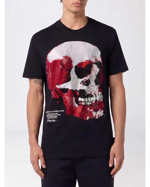 Philipp Plein Red T-Shirt for men
