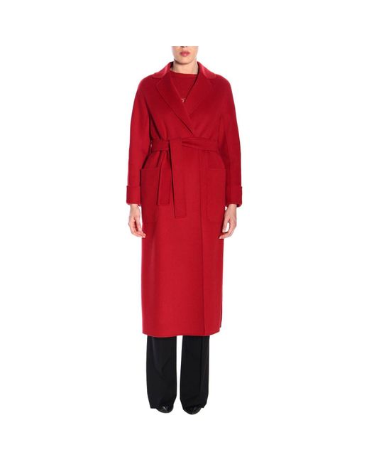 Max Mara Red Coat Women