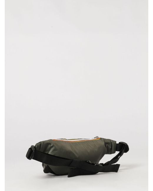 K-Way Gray Fericy Ripstop Nylon Belt Bag for men