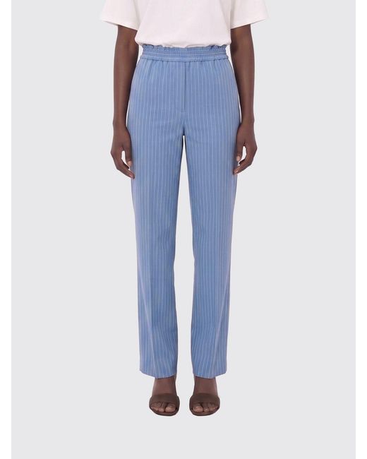 Orian Blue Straight Trousers