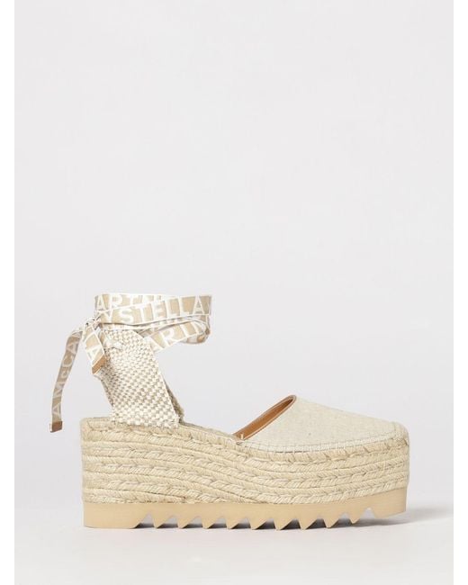 Stella McCartney Natural Gaia Wedge Espadrilles