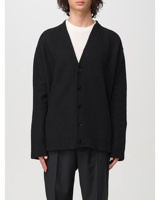 Cárdigan De Lana Jil Sander de hombre de color Black