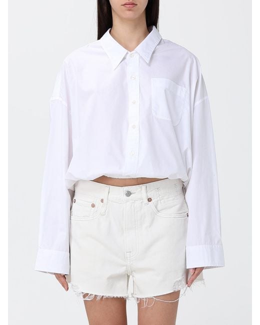 R13 White Cotton Shirt