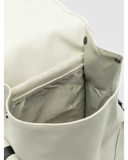 Rains White Backpack for men