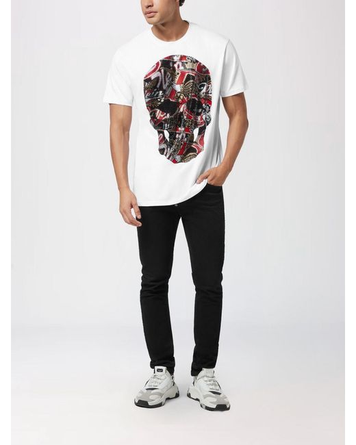 Philipp Plein White T-Shirt for men