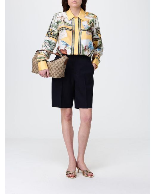 Gucci Brown Gg Jacquard Monogram Canvas Vanity Bag